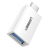 Adaptador Ugreen Usb-c 3.1 Macho A Usb-a 3.0 Hembra Blanco