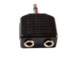 Adaptador Ficha Plug 3.5 Mono A 2 Jack 3.5 Stereo 