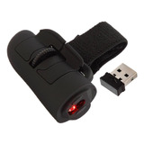 Ratón De Dedo Usb Inalámbrico Negro