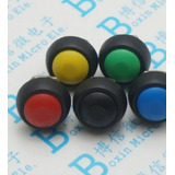 5 Botão  Pbs-33b Azul + 5 Preto + 5 Vermelho + 5 Verde