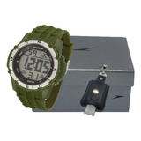 Relógio Speedo Digital Verde Masculino -