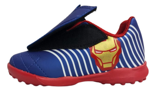  Chuteira Society Dray Personagens Da Marvel Infantil Velcro