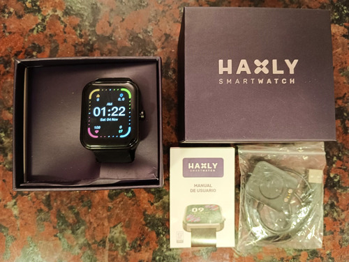 Reloj Smartwatch Haxly Kube Pro Gps Negro Pulsometro Ip67 *