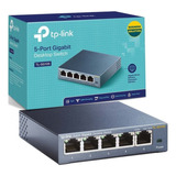 Switch De Mesa Tp-link Tl-sg105 Gigabit 10gbps 5 Portas Rj45