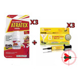 Kit Casa Livre De Formigas Atratex 3 Un + Gel 7 Belo 3 Un