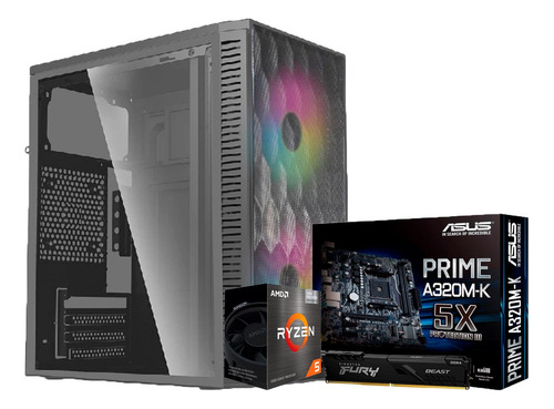 Pc Gamer Ryzen 5 5600g Tarjeta 32gb Ssd 480gb