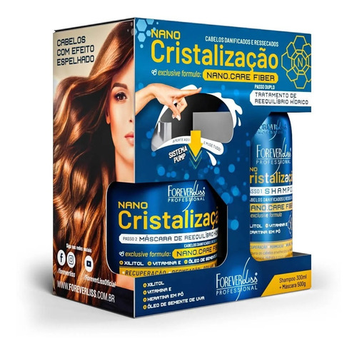 Forever Liss Nano Cristalização Shampoo + Máscara