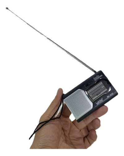 Radio Transistor Am/fm Bolso Portátil Pilha 11x6x2cm Origin