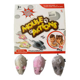 Pack 12 Ratones De Peluche Para Bromas Juguete De Movimiento