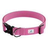 Collar Para Perro O Gato Ajustable De Paseo Mascretta Perros Color Rosa Tamaño Del Collar L