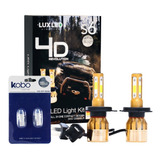 Kit Cree Led S6-4d 12v 28000 Lum 4 Caras Cob + 2t10 Gratis