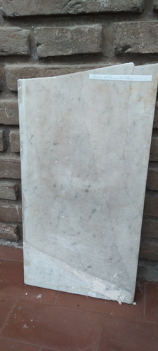 Marmol Carrara 45 Cms X 25 Cms X 1,5 Cms De Espesor