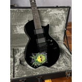 Guitarra Esp Ltd Kirk Hammett Lkh3 - Black W/ Spider Graphic