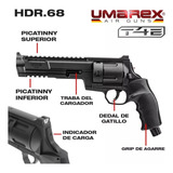 Revolver Umarex Hdr .68 Cal 17,5 Mm Disuasiva Traumatico Co2
