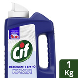 Detergente Em Pó Cif Para Máquina De Lavar Louças 1kg