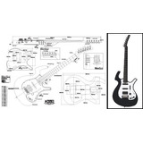 Plano Guitarra Eléctrica Parker Nitefly - Escala Completa