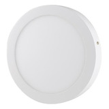 Foco Panel Led Plafon Sobrepuesto Redondo 12w Luz Blancafrio