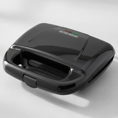 Wafflera Eléctrica Black And Decker Cocina Waffles Wm120b Negro