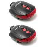 2 Sinalizadores Ciclofaixa X-plore 5 Leds Luminosos P/ Bike