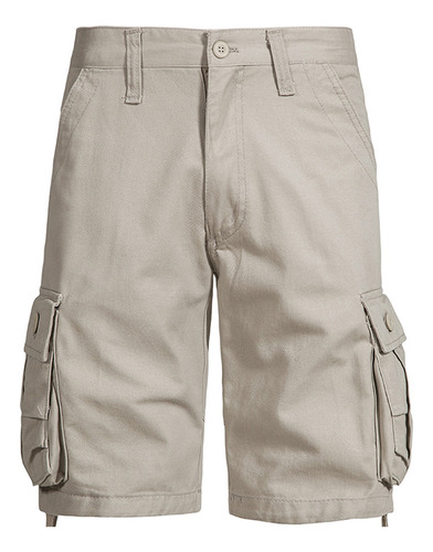 Pantalones Cortos De Trabajo P Para Hombre, Cintura Media, C