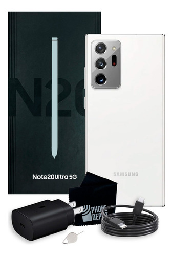 Samsung Galaxy Note20 Ultra 5g 256 Gb 12 Gb Ram Blanco Con Caja Original + Protector