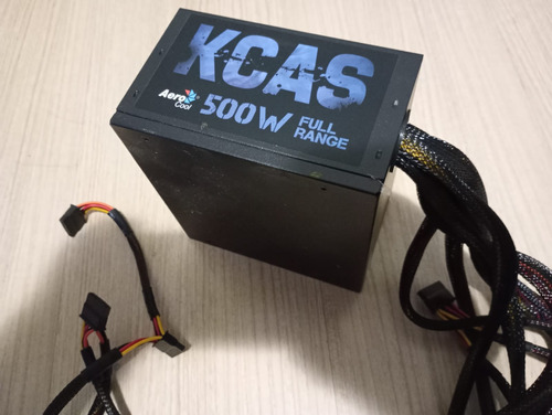 Fonte Aerocool 500w Kcas 80+ Bronze Logg Hardstore Gamer