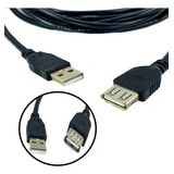 Cabo Extensor Extensao Usb Macho X Usb Femea 2.0 3 Metros