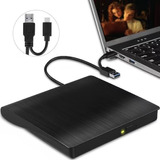 Grabadora Dvd, Lector De Cd Externo Usb 3.0+ Type C Quemador