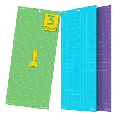 Tapetes De Corte Compatible Con Cricut, 12x24 In, 3 Colores