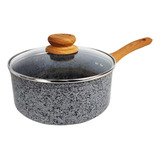 Cacerola Olla 20cm Hudson Granito Stone Inducción Bz3