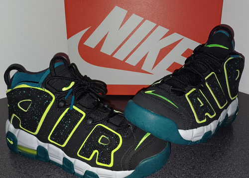 Nike Air Uptempo Black Volt Teal 25 O 25.5 Mex Hardcorpz2012