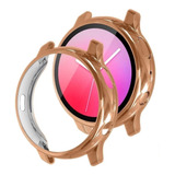 Capinha Para Galaxy Watch Active 2 44mm Protege A Tela Cor Rosê Gold