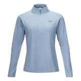 Poleron Mujer Lippi Jacaranda Nano-f 14 Zip Celeste