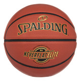 Spalding Neverflat Elite - Baloncesto Interior Y Exterior D. Color Naranja