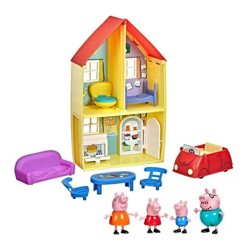 El Mundo De Peppa Pig Hasbro Casa Juguete Muñecos Caricatu