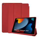 Capa Para iPad 9 Case Smart Anti Impacto Couro + Pelicula