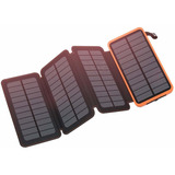 Cargador Solar De 25000 Mah, Banco De Energía Solar Feell