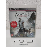 Jogo Assassins Creed 3 Ps3 Midia Física Completo R$34,90
