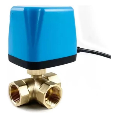 Llave Electroválvula 3 Vías 3\u002F4 110v Agua Gas Aire Tipo T | Envío gratis