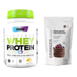 Combo Platinum Whey Star Nutrition 2 Lb Con Pancakes Granger