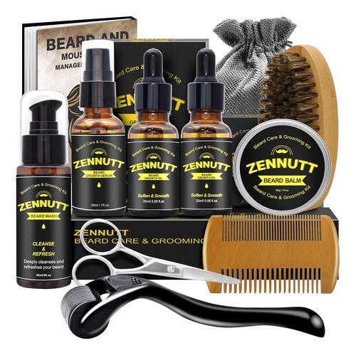 Kit De Afeitar Barba, Crecimiento Y Cuidado Personal Zennutt