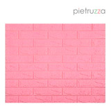 Placa Painel Espuma 3d  Colorida - Adesiva 70 X 77 - Esp 6mm Rosa