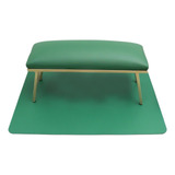 Almohada Y Tapete De Mano Para Decoración De Uñas, Verde