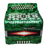 Acordeon 31 Botones Fa Verde Farinelli 3012fav Estuche