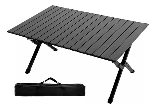 Mesa Portátil Dobrável 87x60cm Camping Praia Churrasco