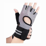 Guantes Para Gym Con Muñequera Mujer Rosa, Pesas, Crossfit