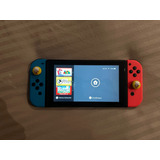 Nintendo Switch Neón +mario Kart Deluxe+estuche+memory Sd