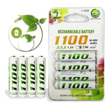 Pilas Baterias Recargables Aaa 1.2v 1100mah Blíster X4