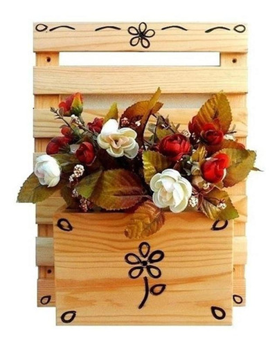 Kit 2 Painel Floreira Jardim Ou Horta Vertical 40 X 30 Cm,