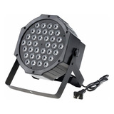 2 Focos Slim Par 36 Led Rgb - Alta Luminosidad